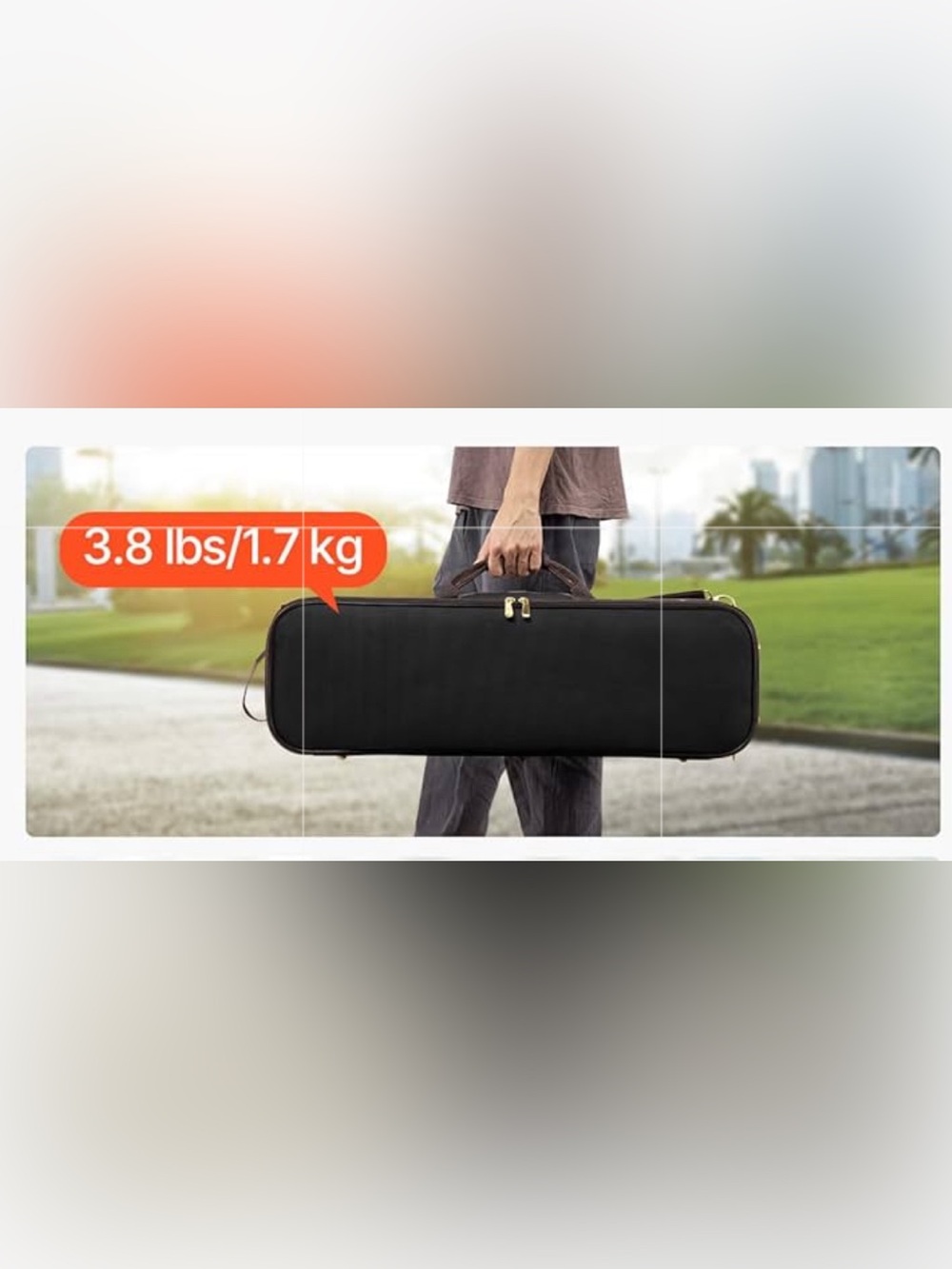 VEVOR 4/4 Full Size Violin Case, Built-in Hygrometer, New with tag and key. - Picture 4 of 16